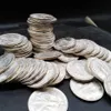 63 st USA Full Set Walking Liberty Coins Bright Silver Silver Plated Copper Copy Coin208p