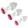 3 Size Transparant Glas Anale Plug Dildo Intieme Speelgoed Anus Expander Dilatator Erotisch Paar Speeltjes voor Volwassenen Gladde Butt Plug