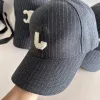 قبعات قبعة Cap Designer Baseball Luxe للجنسين الصلبة المطبوعة المزروعة المزروعة المزروعة التي تعرض الرجال غبار الأزياء