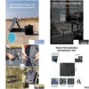 لوحات شمسية مرنة 60 واط لوحة محمولة لشاحن طي قابلة للطي مع Kickstand مقاومة للماء IP67 Outdoor Cam Drop OTVT3