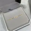 Vergulde gouden armband Messikas sieraden ontwerper voor vrouwen uitglijdende kettingarmband homme klassieke elegante dame diamanten armbanden ontwerpers accessoires zh166 E4