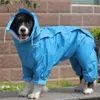 Hondenkleding Grote regenjaskleding Waterdichte regenjumpsuit voor grote middelgrote kleine honden Golden Retriever Outdoor kleding voor huisdieren Coat316a