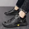 Vrijetijdsschoenen Heren Waterdicht Voor Werk Gepersonaliseerde Outdoor Sneakers Mannelijke Wandelschoen Chef Zapatillas Deportivas De Hombres