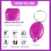 Flashlights Torches For Pet Urine Mini UV 395nm Black Light Keychain Ultraviolet Key Ring Torch Lights