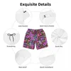 Męskie spodenki hipisowe sali gym Summat Sumping Vintage Print Hawaii Beach Short Pants Męskie sportowe surf