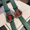 Luxury Brand Quartz Women's Watches High Quality Designer Watches Dark Green Leather Strap Ladies Watch AAA 26mm