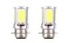 1Pair 6000K Motorcycle Lighting White H6M COB LED Motor BikeATV Headlight Fog Light Bulb PX15d P15D2512737553