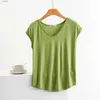 Women's T-Shirt Summer Modal Tshirts Sleless V-neck women Casual Loose Tank Tops solid color Bottoming Tee tops all match 240311