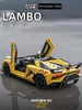 1 24 Lambo SVJ63 Model Alloy Car Model Metal Diecasts Toy Vehicles Car with Light Sound Sport Car for Boy Birthday Presents 240306