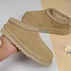 Moda mujer bota Tasman botas de plataforma diseñador invierno piel de oveja señoras clásico Ultra Mini gamuza botines de lana