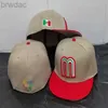 Boll Caps Summer Style Gorra Mexico M Letter Baseball Caps Bone Brand High Quality Unisex Hiphop Full Stängd monterad LDD0311