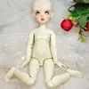 Cute Makeup Dolls Head 1/6 Mjd Joints Movable Body Dress Up Accessories White Skin Girls Dress Up Toy 240308