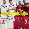 24/25 Venezuela Soccer Jerseys Équipe nationale Sotelo Sosa Rincon Cordova Casseres Bello Ja.Martinez Rondon Gonzalez Osorio Machis Men Kid Kit Kit Socks Football Shirt