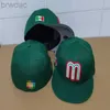 Ball Caps Sommer Stil Gorra Mexiko M Brief Baseball Caps Knochen Marke Hohe Qualität Unisex Hiphop Voll Geschlossen Fitted ldd0311