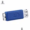 コンピューターケーブルコネクタ標準USB3.0 USB 3.0タイプAメスからマイクロB男性アダプターコンバーターコネクタブルーノート3 OTGドロップデリブOTJZG