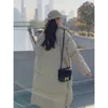 Women's Trench Coats 2024 Plus Size Down Padded Jacket Winter Korean Version Long Cotton Thickened Loose