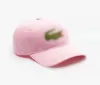 Luksusowy projektant hat Crocodile damskie i męskie baseballowa czapka mody baseball Cap Popularne Jacquard Neutral Fishing Capaies L8