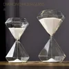 5 15 30 minutos Temporizante de reloj de arena de diamantes Mesa de arena Reloj de arena Home Glass Timer de arena decorativa 2021 Regalo de cumpleaños G1025224H