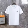 Erkek T Shirt Tasarımcı Gömlek Erkekler Tshirt Adam Siyah Tee Kadın Giysileri Boyutu XXL XXXL T-Shirts% 100 Pamuk Kısa Kollu Göğüs Üçgen Kakma Tees Moda Tshirt