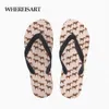 WHESISART 3D HORSEPRYCK KVINNA SOMMER FLOPS CASIAL Strand tofflor Sandal Flipflop för kvinnliga tofflor Kvinnliga gummiskor C2VR#