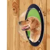 Hållbar akryl Pet Sight Window Dome Insert Fence Clear Outside Landscape Viewer For Cats Dogs Pet Dog Gate Dog Door282R