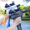 Gun Toys HZI-SMG UZI Elektrische Wasserpistole Kinder Kunststoff Coole Spielzeuge Sommer Wasser Blaster 2022 Unterhaltungsspielzeug AC86 L240311