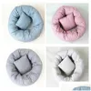 Keepsakes 2 pezzi set Born Pography Props Coperta Tappetino Cuscino Baby Pograph Fondale Infantile Po Shooting Studio Accessori 231026 Drop Deli Otrss