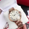 Hoge kwaliteit horloge heren- en dameshorloges 904 roestvrij staal Zwitsers ambachtelijk gebakken stalen horlogewijzers waterdicht saffierglas 01
