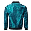 Hi-Tie Jacquard Paisley Mens Jacket Zipper Coat Lightweight Bomber Sportswear Streetwear Windbreaker Golf Baseball Uniform Cloth 240309