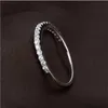 Anneaux Mode Original en argent Sterling anneaux femmes bijoux de mariage cadeau classique simulé platine diamant bague ldd240311