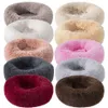 Super Soft Dog Bed Round Washable Plush Kennel Cat House Velvet Mat Sofa Dog Basket Pet Bed Pet Supplies Mats Beds For Large Dog290k