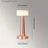 Lampy odcienie bezbłędne metalowa lampa stołowa sterowanie dotykiem Kreatywne ozdoby bezprzewodowe nocne światło nocne