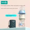 Dr.Green USB-термостатическая бутылочка для новорожденных, стеклянная, 150 мл/240 мл, герметичная изоляция, быстрое наполнение молоком, съемные/моющиеся бутылочки 240227