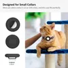 Dog Collars Cat Collar Holder For Air Tag Compatible Apple Airtag GPS Tracker 2Pack Case Cover Black