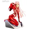 Figuras de brinquedo de ação Darling in the FRAN Anime Figuras Zero Dois 02 Roupas Vermelhas 16cm Sexy Girl Figura PVC Action Figure Coleção Modelo Boneca Presentes X0503 240308