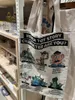 Einkaufstaschen Canvas Tasche Jacquard Tote Koreanisch Kulturell und Kreativ 35 45cm