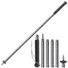 트레킹 폴 다기능 알루미늄 지팡이 접이식 실외 캠핑 하이킹 스틱 조절 가능한 초경중 알펜 스톡 240306