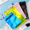 Present Wrap Color SelfSealing Bag Gift Wrap Mobiltelefonfodral PVC Data Förpackningssmycken Anpassade kosmetika Whole8042982 Drop Delivery DHX3B
