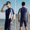 Women's Swimwear Soft Men Lightweight Skinny Swimsuit Quick Drying Swim Training Bathing Suit Protective