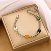 Braccialetti con ciondoli ALTERA Bracciale di lusso con naso di maiale per donne e uomini Gioielli di moda tondi colorati in acciaio inossidabile placcato oro