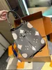 Lvneonoe Borsa a secchiello a mano con stampa sfumata nuova moda da donna con coulisse versatile borsa a tracolla monospalla borse estive di grande capacità Portafoglio shopping bag