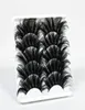 False Eyelashes 25MM Faux Mink Natural Thick Long 5D Fluffy Soft Wispy black Makeup Eyelash extension Reusable Handmade whole 2201143