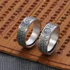 Кольца кластера SrRetro, выдвижное кольцо для указательного пальца с деньгами для мужчин и женщин, ювелирные изделия, креативная мода, модный счастливый счастливый персонаж