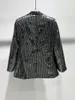 Men's Jackets T12388 Fashion Coats & 2024 Runway Luxury European Design Party Style Clothing