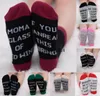 Nouveau si vous pouvez lire ceci apportez-moi un verre de vin bière lettre imprimer chaussettes en coton élégantes femme thermique chaud chaussettes de noël 3773624