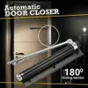 Automatic Door Self-Closing Hinge Mute Easy to Rebound No Slotting Punching Door Closer Home In Stock 201013308t