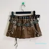 Skirts Skull Short Gothic Vintage Y2k Clothes Harajuku Fashion