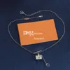 Luxe gouden kettingkettingen Tasvormige hangerkettingen Dames Chique Letterkettingen met doos voor dagelijkse outfit