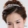 18004 Clssic Hair Tiaras In Stock Cheap Diamond Rhinestone Wedding Crown Hair Band Tiara Bridal Prom Evening Jewelry Headpieces2027914