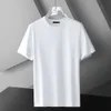 50 pieces of liquid ammonia Xinjiang long velvet horse cotton pure cotton versatile three needle ice silk white small T mens short sleeved T-shirt